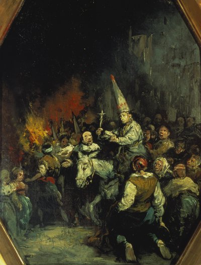 Verdammt durch die Inquisition von Eugenio Lucas Velázquez